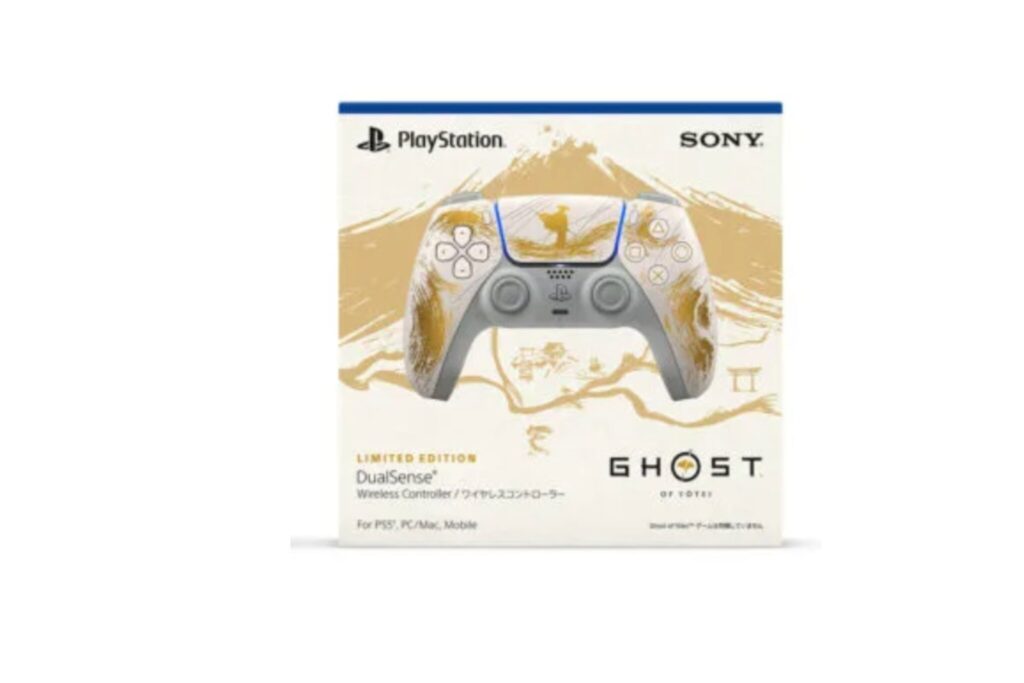 DualSenseワイヤレスコントローラー “Ghost of Yōtei” ゴールド リミテッドエディションパッケージ