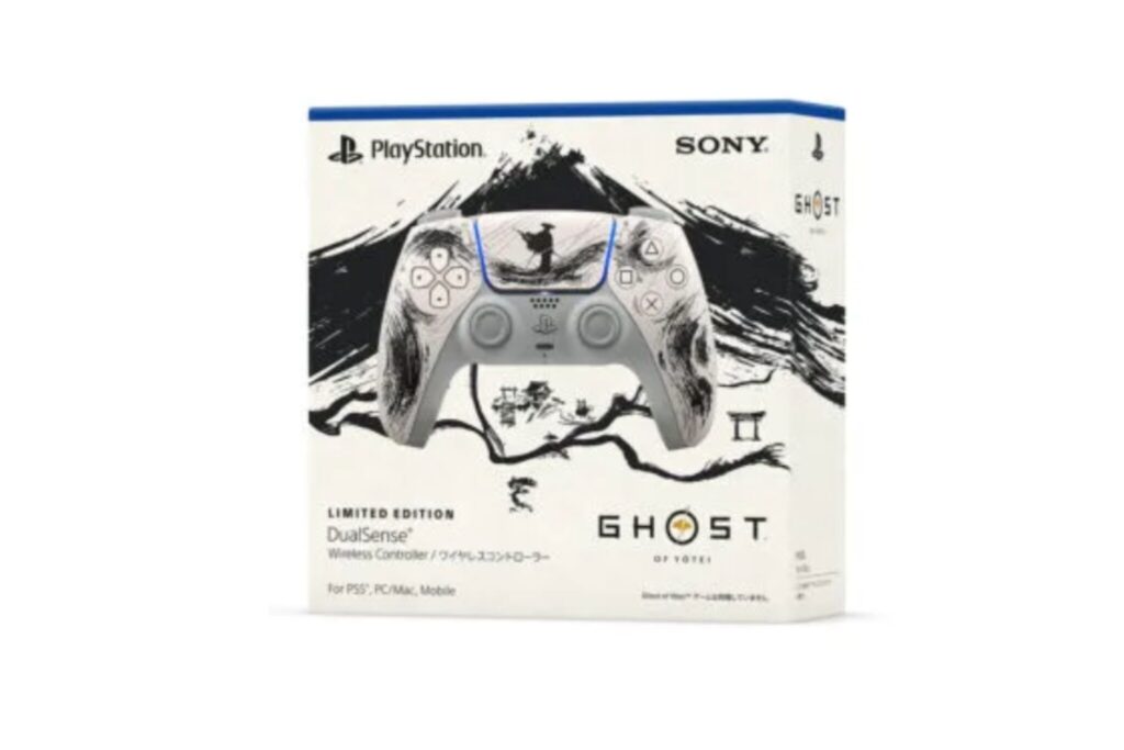 DualSense® ワイヤレスコントローラー “Ghost of Yōtei” ブラック リミテッドエディションパッケージ